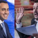 LUIGI DI MAIO

SULLO SFONDO MATTEO SALVINI E PIERRE MOSCOVICI