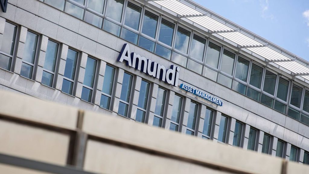 Der Standort des französichen Vermögensverwalter Amundi Asset Management in München. Amundi ist die größte Vermögensverwaltung Europas und die achtgrößte der Welt. Amundi ist seit 2015 an der Börse gelistet und im Mid-Cap Index CAC MID 60. (Photo by Alexander Pohl/Sipa USA)/30141557//2006271102